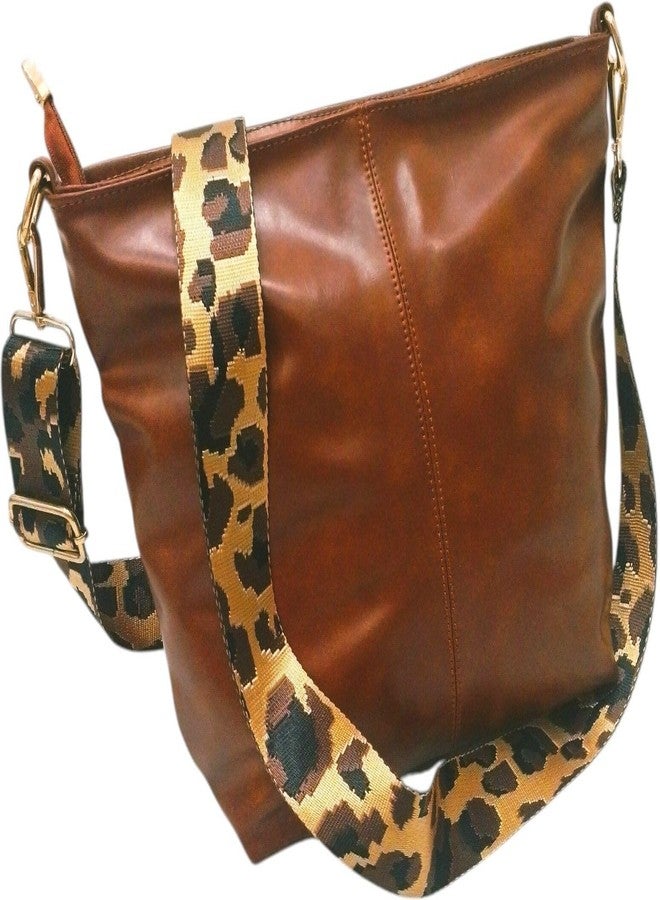 Poorak Brown Sling Bag with Detachable Golden Belt for Girls & Women - Image 1